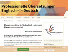 Tablet Screenshot of professionelle-uebersetzungen.de